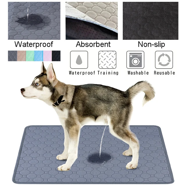 Dog Urine Mat Washable Reusable Anti Slip Pet Pee Pads Puppy Training Pad Pet Bed for Car Seat Cover Pet Supplies