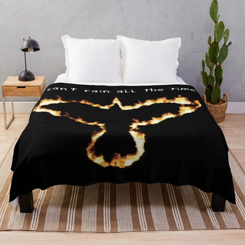 

fire crow Throw Blanket Blanket Fluffy For Sofa Thin sofa bed