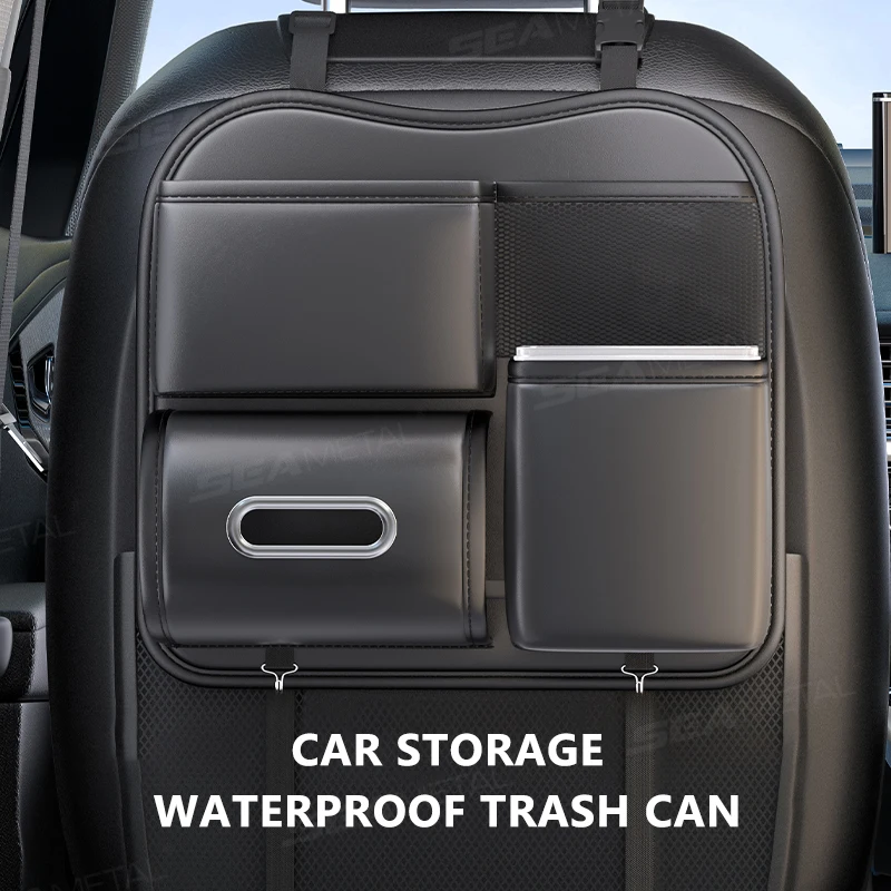 Car Interior Seat Bag For Baby Bottle Holder Tissue Bag Kids Snack Organizer Glasses Case Car Seat Back Mobile Phone Storage