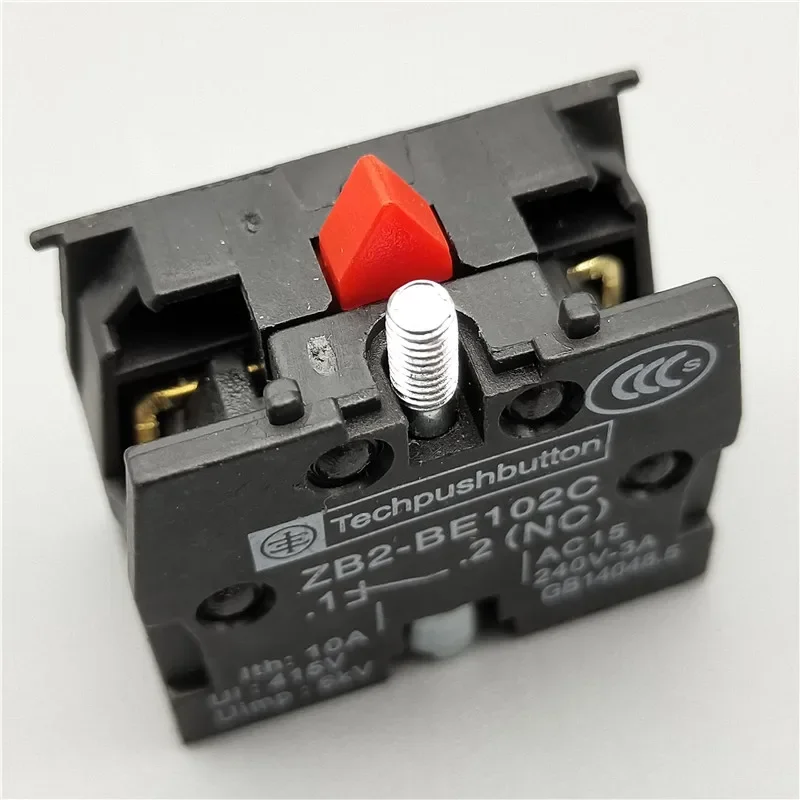 22mm XB2-BD21 BD23 BD25 BD33 BD45 BD53 1NO/2NO/1NO1NC 2/3 Position Self Locking / Self Resetting Selector Knob Switch