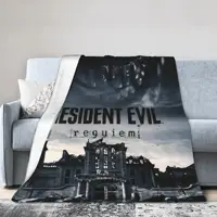 Residents Evils 9 couverture flanelle toutes saisons Portable Super chaud jeter couverture pour canapé voiture couvre-lits 2