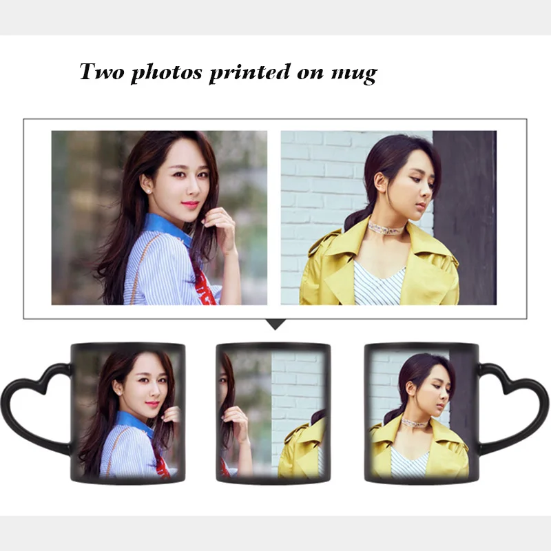 Tazza Magica Personalizzata Cambia Colore – 330 Ml In Ceramica Con Stampa Foto E Testo – Regalo Originale Per Ogni Occasione - 3