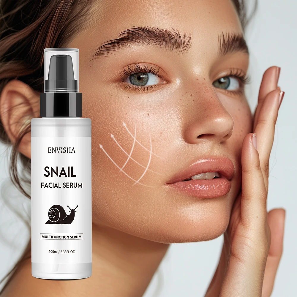 ENVISHA Snail Collagen Face Serum Facial Skin Care Anti-aging Wrinkle Moisturizing Whitening Firming Skin Essence Shrink Pores 2