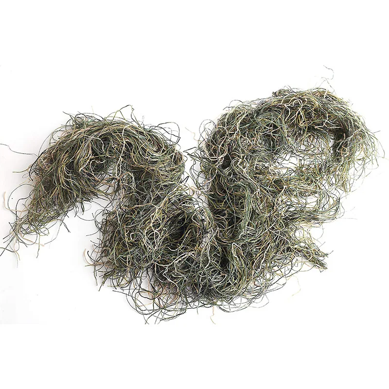 Hunting Rifle Wrap Rope Grass Type Ghillie Suits Gun Stuff Cover for Camouflage Sniper Airsoft Paintball Hunting Clothing