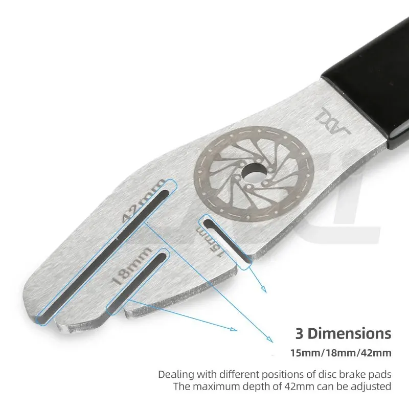 MTB 자전거 디스크 브레이크 로터 정렬 Truing 도구 산악 자전거 디스크 편평 교정 렌치 스테인레스 스틸 도구
