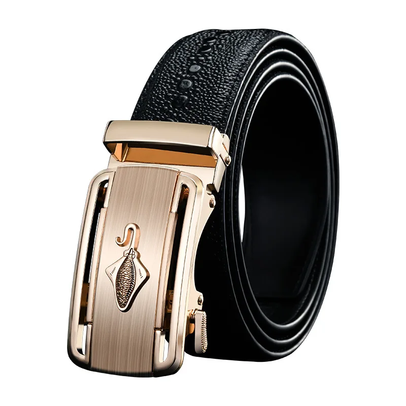 

Men genuine leather Pearl skin Look COWHIDE GENUINE STINGRAY LEATHER classic cowhide leather Belt