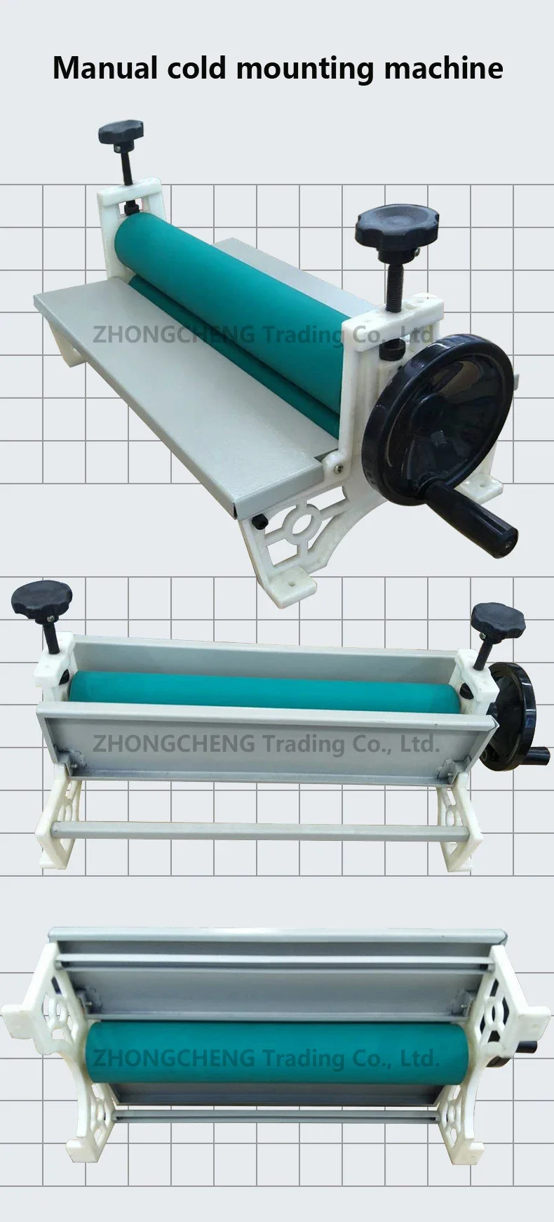 Description Picture 3 of itemLBS350 Manual Cold Mounting Machine Cold Roll Laminator Small Foldable Cold Laminator Desktop Laminating Machine