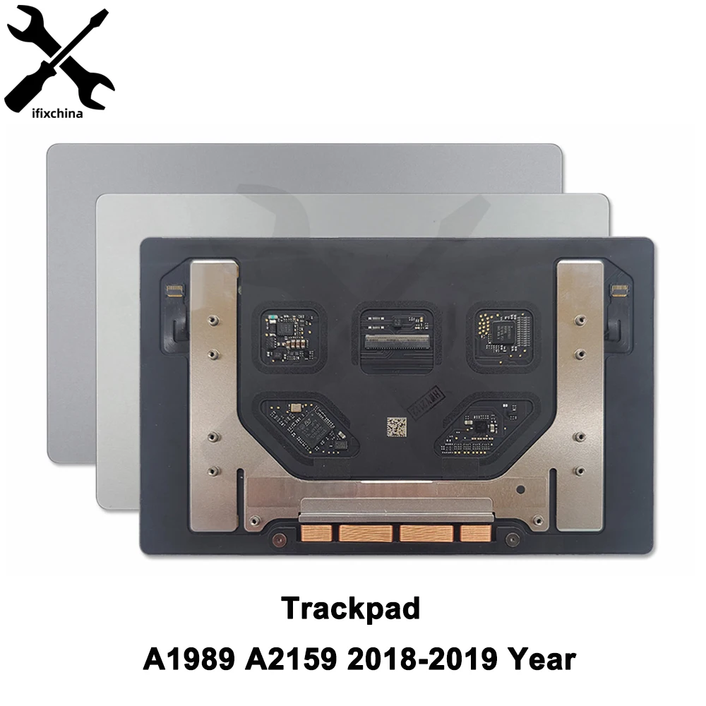 Originale Testato A1989 A2159 Touchpad Per Macbook Pro Retina 13 "A2159 A1989 Sostituzione Trackpad Grigio/Argento 2018 2019 Anno