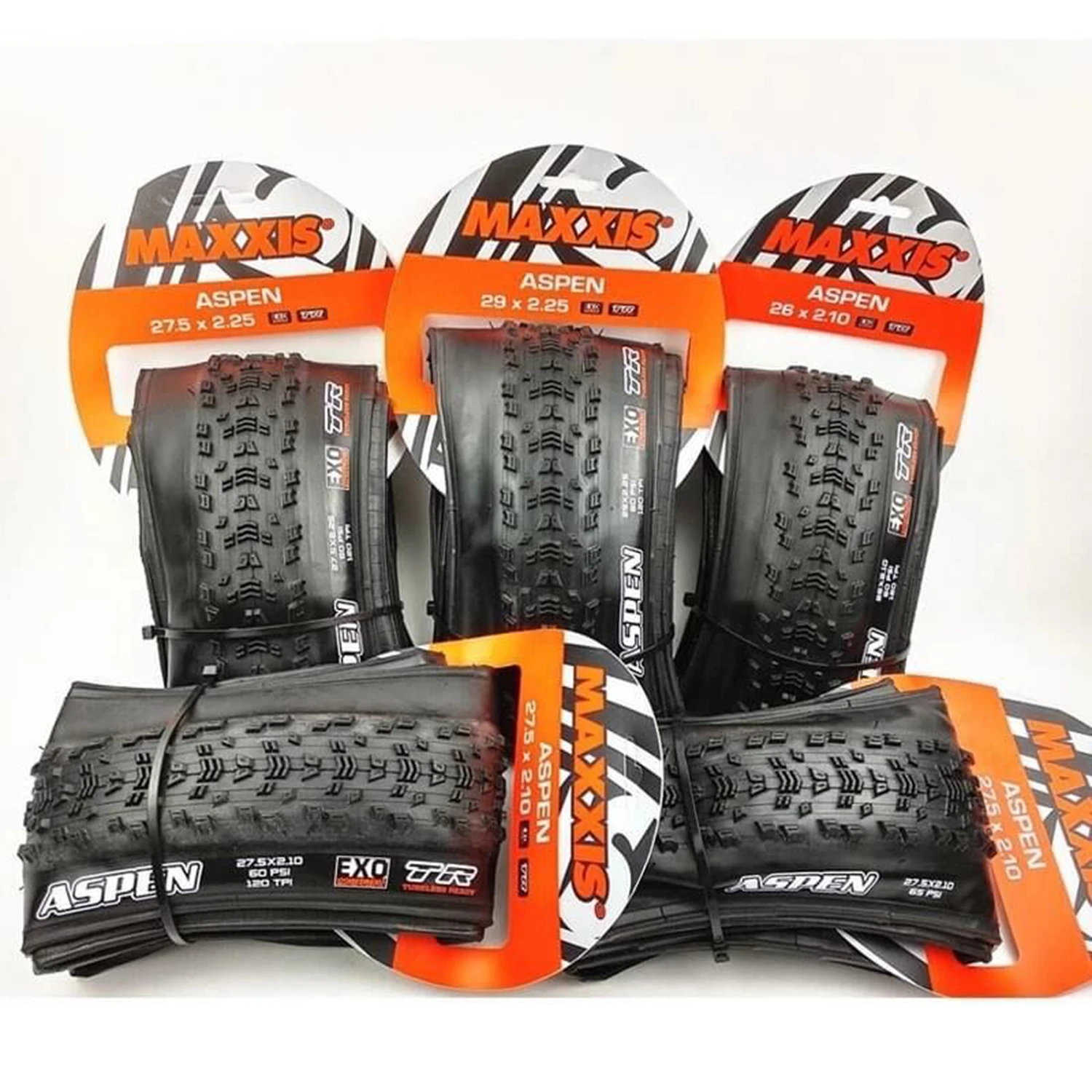 Pneu VTT Maxxis Aspen – 29x2,25 – TR EXO – 120 Tpi – Neuf
