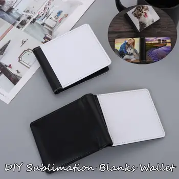 Stampa immagine stampa per lavoro viaggio sublimazione trasferimento di calore portafoglio porta carte in pelle borsa vuota