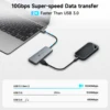 RSHTECH USB C Hub hdmi 4k 120hz 8K HDMI 10Gbps Data Transfer Speed 100W Power Delivery with SD/TF Reader USB-C Docking Station 5