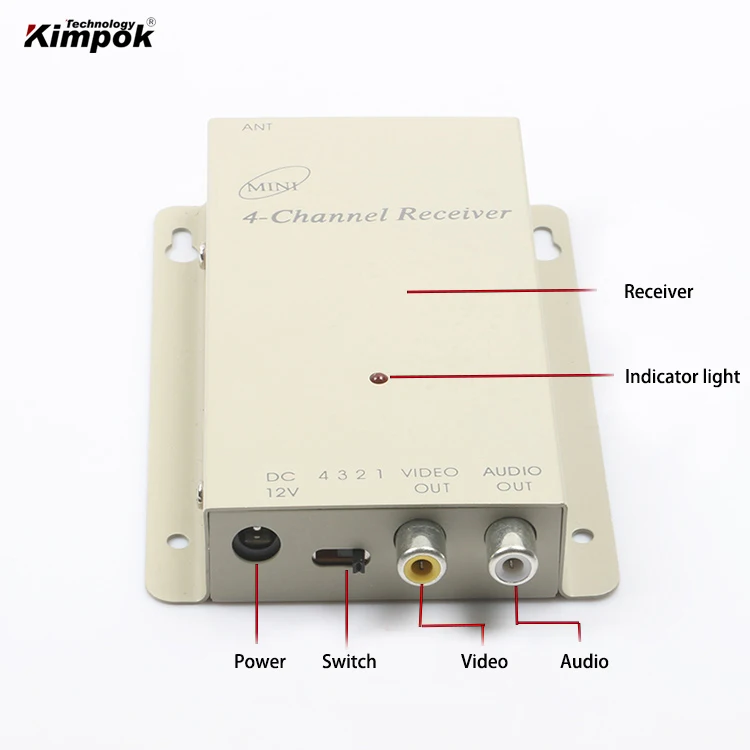 FPV Transmitter Receiver FPV Accessories 1200MHz 1.2Ghz FPV / Drone 10~20km Wireless Video Transmitter and Receiver 4 channels