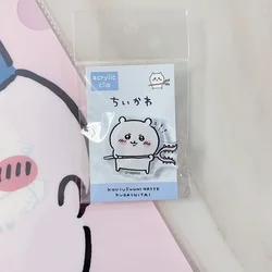 Kawaii Chiikawa Acrylic Photo and Message Holder - Cute Desk and Party Decoration, Perfect Girl's Birthday Gift (6 white taofa)