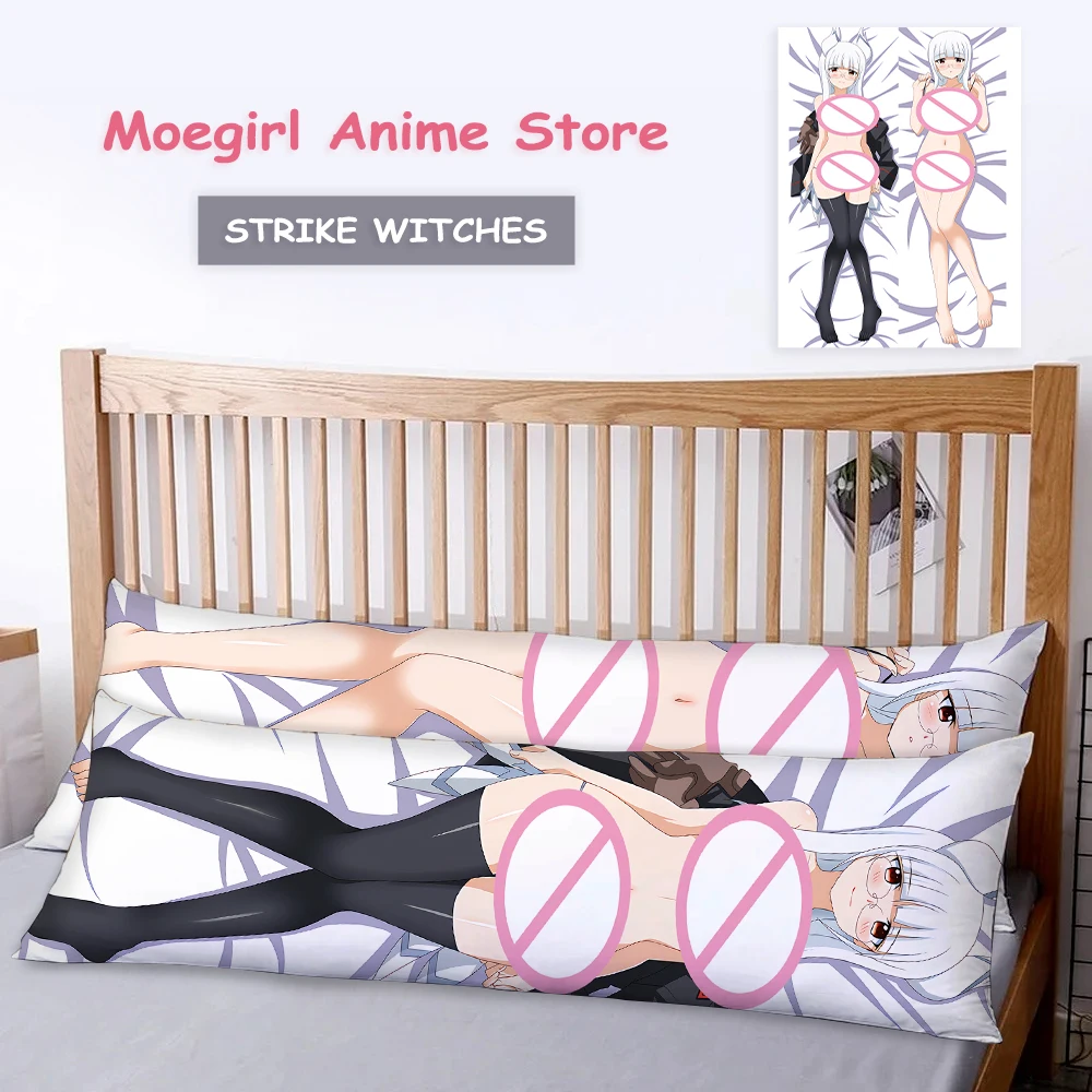 STRIKE-WITCHES-Sexy-Hugging-Body-Pillowcase-Anime-Cosplay-Double-Sided