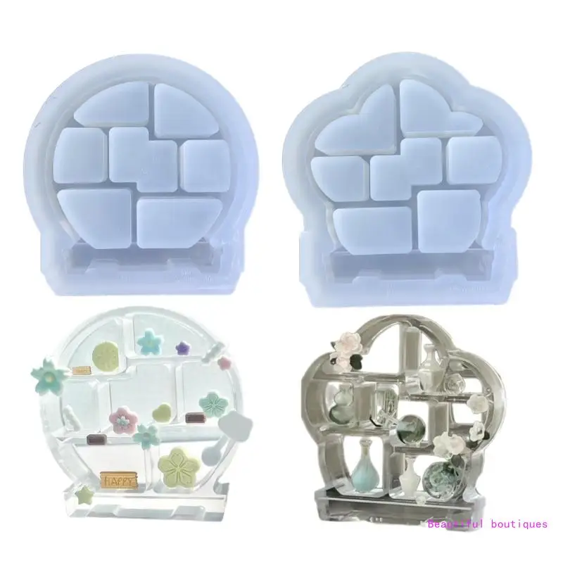 

Mini Silicone Mold Easy to Clean Plaything Holder Molds DIY Kitchen Accessories Non Stick Ornament Moulds for Clay Food DropShip