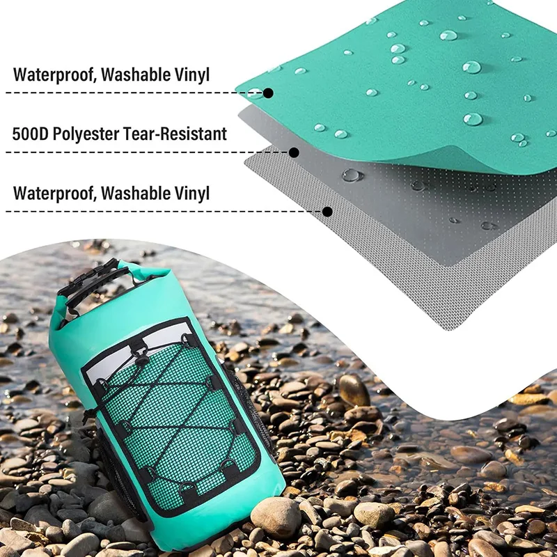 Waterproof PVC Backpack for Swimming Boating Kayaking Camping
