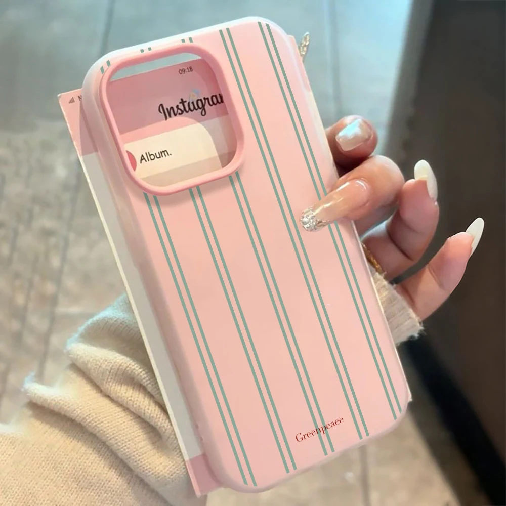 Luxury Striped Pattern Soft Phone Case