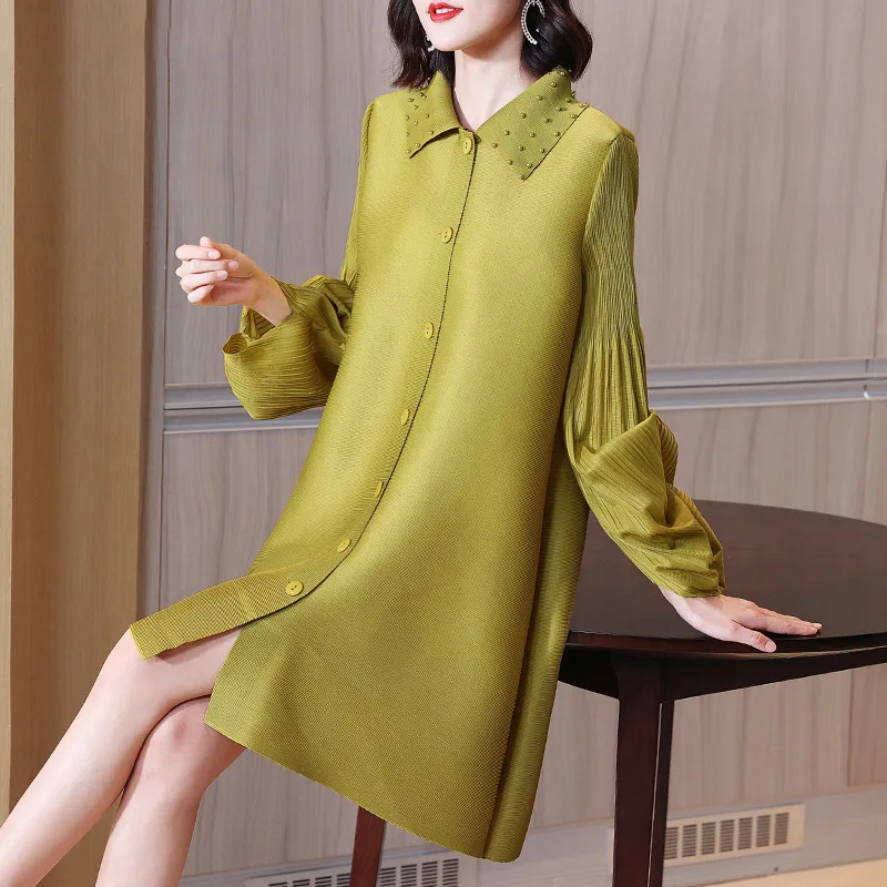 

Pleated Dress Women's Summer 2022 new plus-size dress