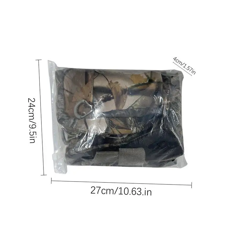 Hand Muff With Pocket Hunting Fleece Hand Muff With Front Pocket Waterproof Warmer Adjustable Neck Strap For