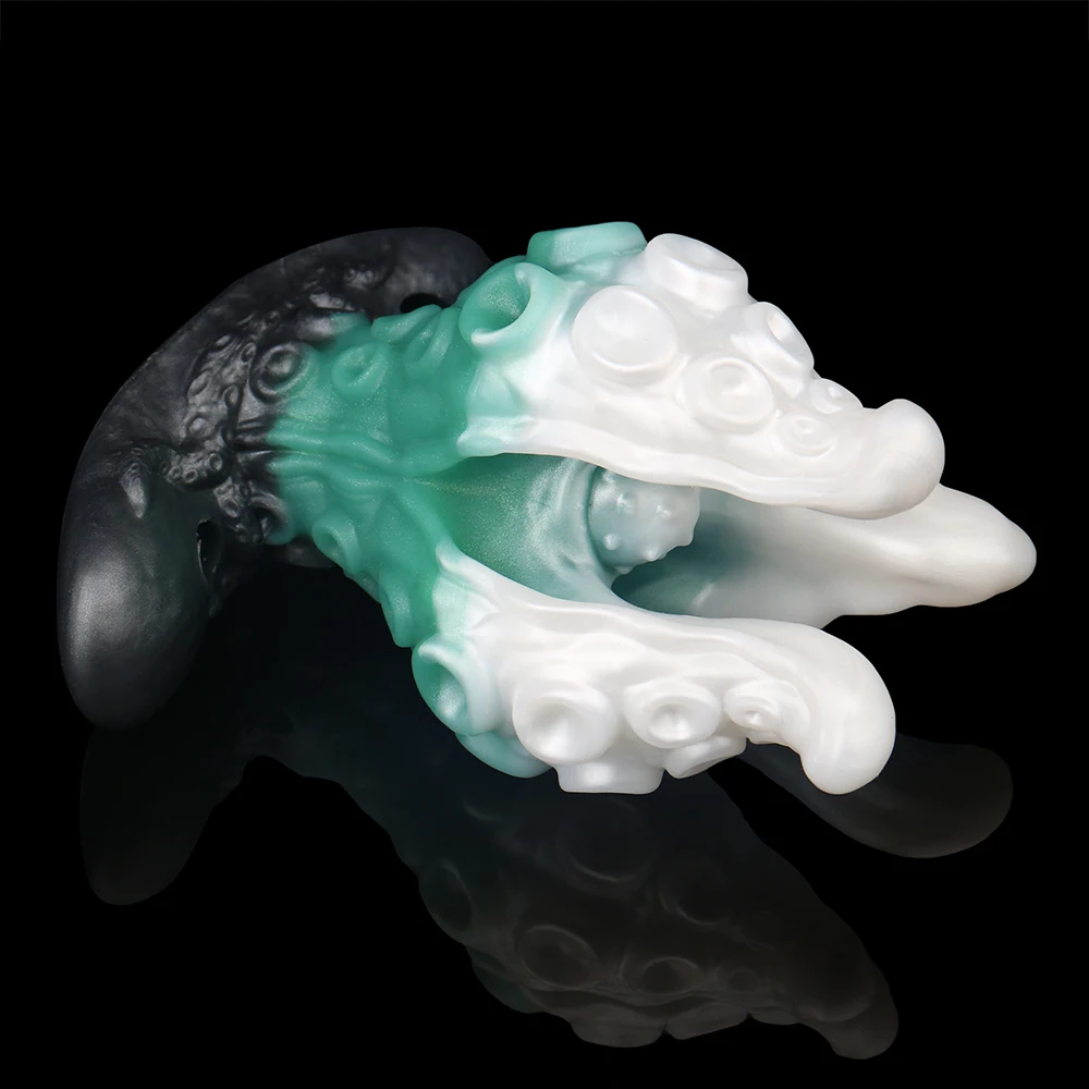 Vibrateur anal en silicone platine avec télécommande_voghion.com