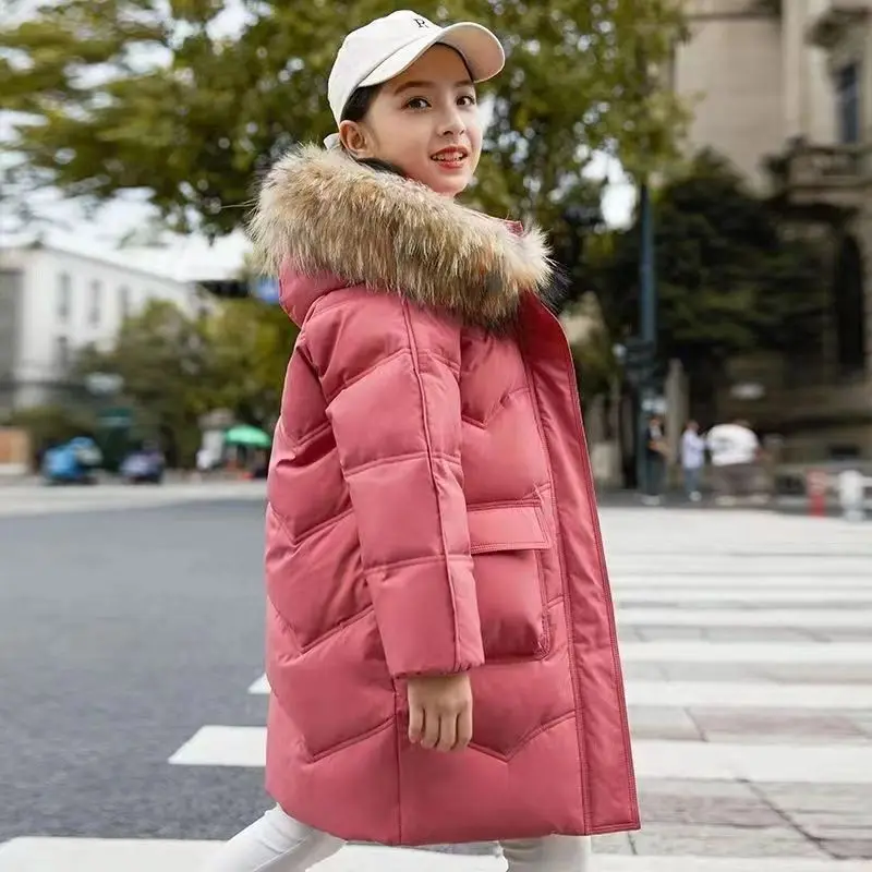 

New Girls Winter Thickened Down Coat Student Fashion Kids Jackets for Girls Winter Clothes for Girls Teen Clothes Girls 10 Years