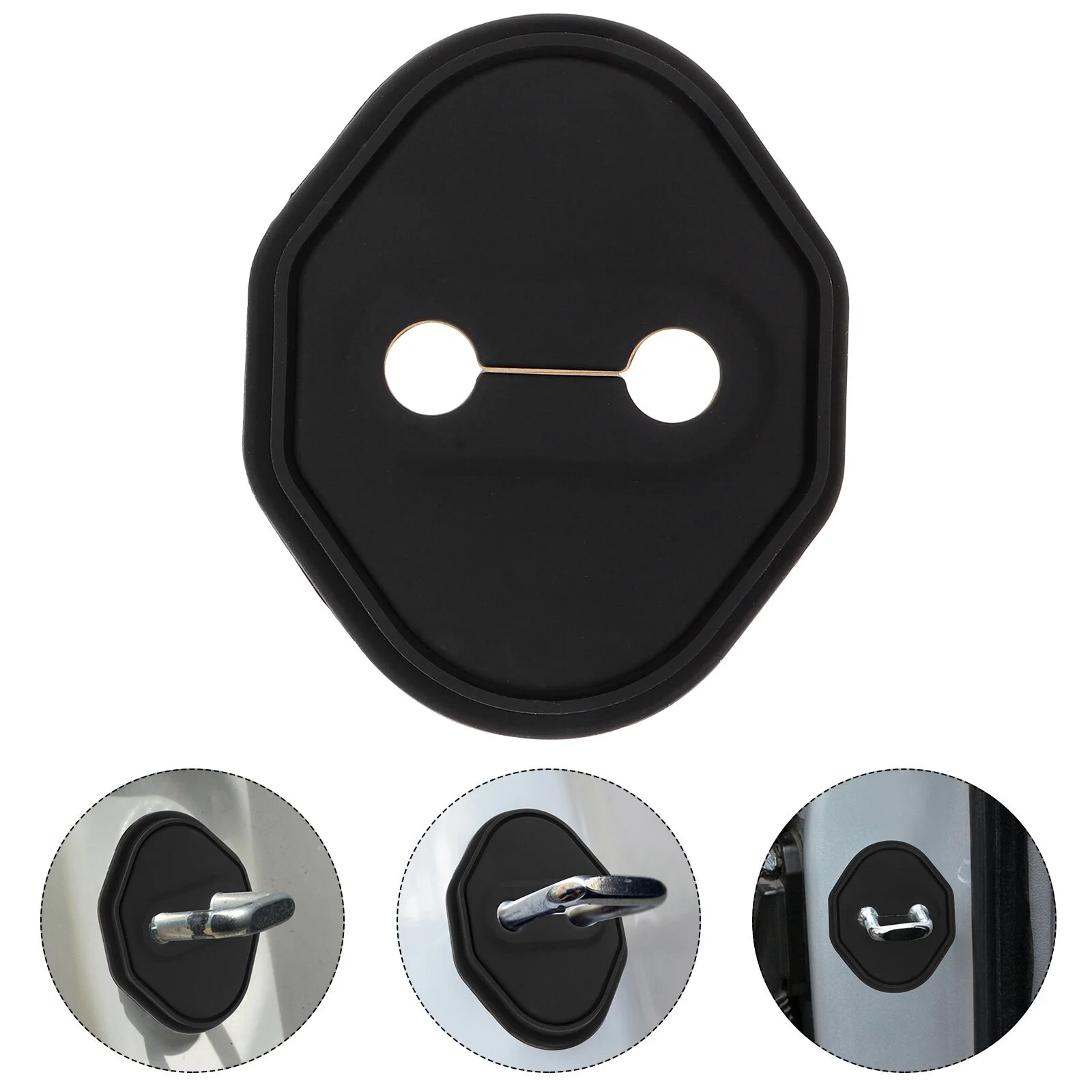 

4 Pcs Door Lock Cover Camper Accessories Car Replacement Part for Automotive Parts