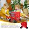 2 Pcs Simulated Basket Toy Simulation Toys Education Kids Cart Role-playing Child 3