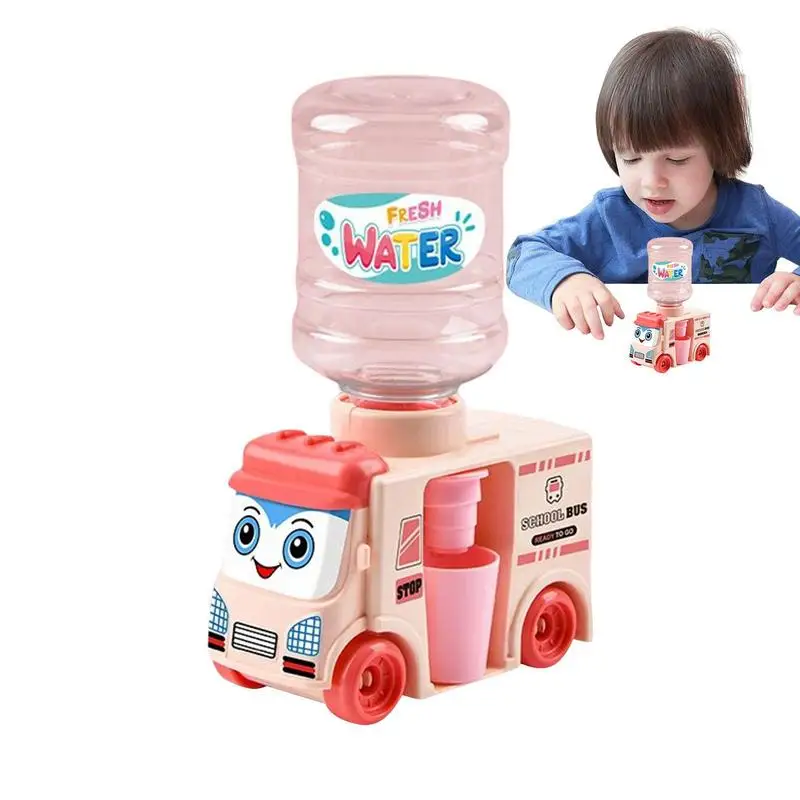 

Mini Water Dispenser Baby Toy Cartoon Bus Mini Water Dispenser Baby Toy Simulation Dispenser Cartoon Kitchen Toy Dollhouse Decor