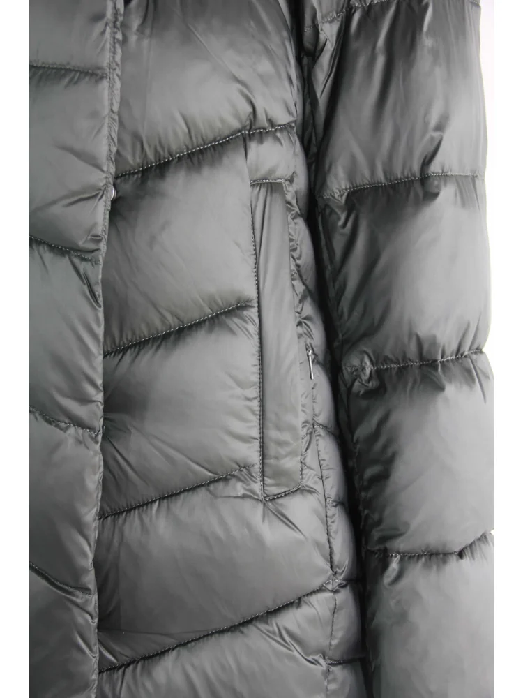 VERALBA Women's Long Down Jacket With Fur Collar Hat Fashion Warm Design Clothing 2022 2023 the Latest Coat Puffer Female Winter
