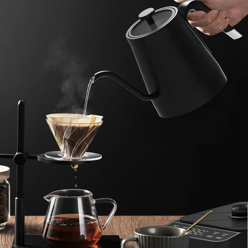 800ml Gooseneck Electric Kettle Jug Hand Brew Coffee Pot Thermo Pot Temperature-Control Heating Water Bottle Smart Teapot 2