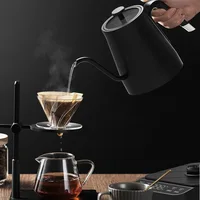 800ml Gooseneck Electric Kettle Jug Hand Brew Coffee Pot Thermo Pot Temperature-Control Heating Water Bottle Smart Teapot 2