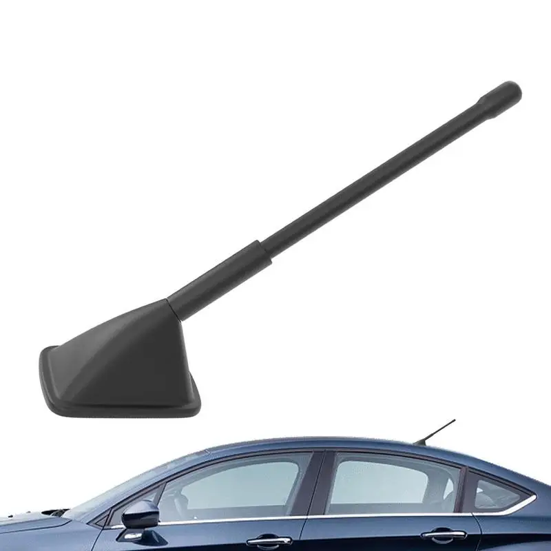 

Universal Vehicle Roof Mount Antenna Self Adhesive Modified Black Dummy Car Antenna Decorative For Most Cars Trucks SUVs