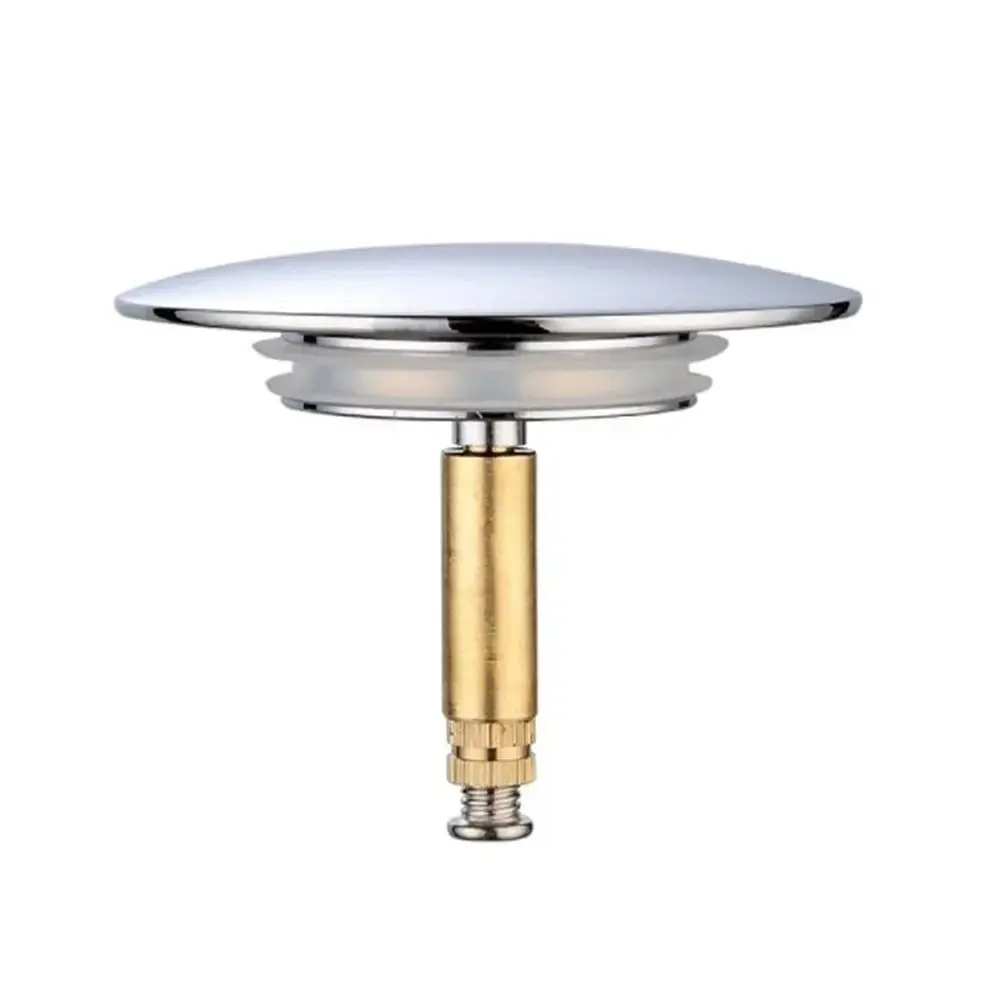1Pcs Durable Pop Up Waste Stopper Bathtub Plug Only Flat Seal Brass Bath Stopper Adjustable 70mm Bathroom Tub Drain Filter Drain Stopper