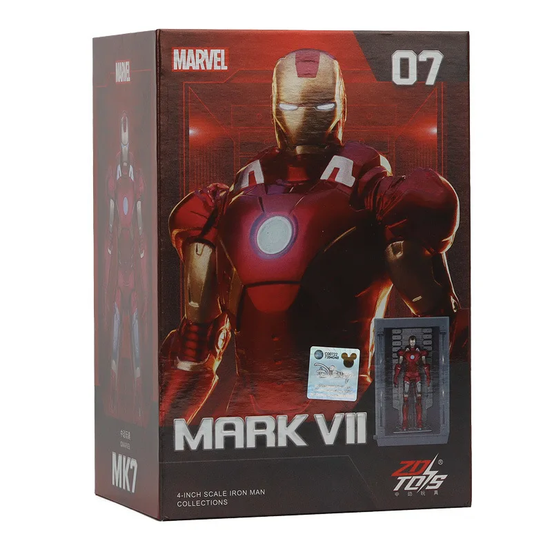 Genuine Marvel 10th Anniversary 4-inch Series Iron Man Mk1