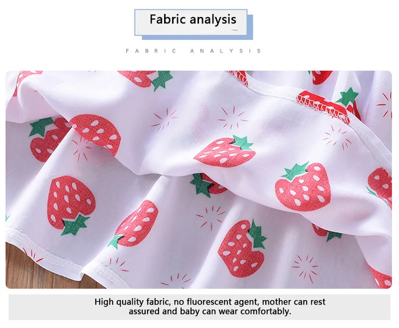 Kleider Sommer für ärmellose süße Print Prinzessin Party Mädchen Kleid Kinder Mädchen Mode Kleidung_voghion.com