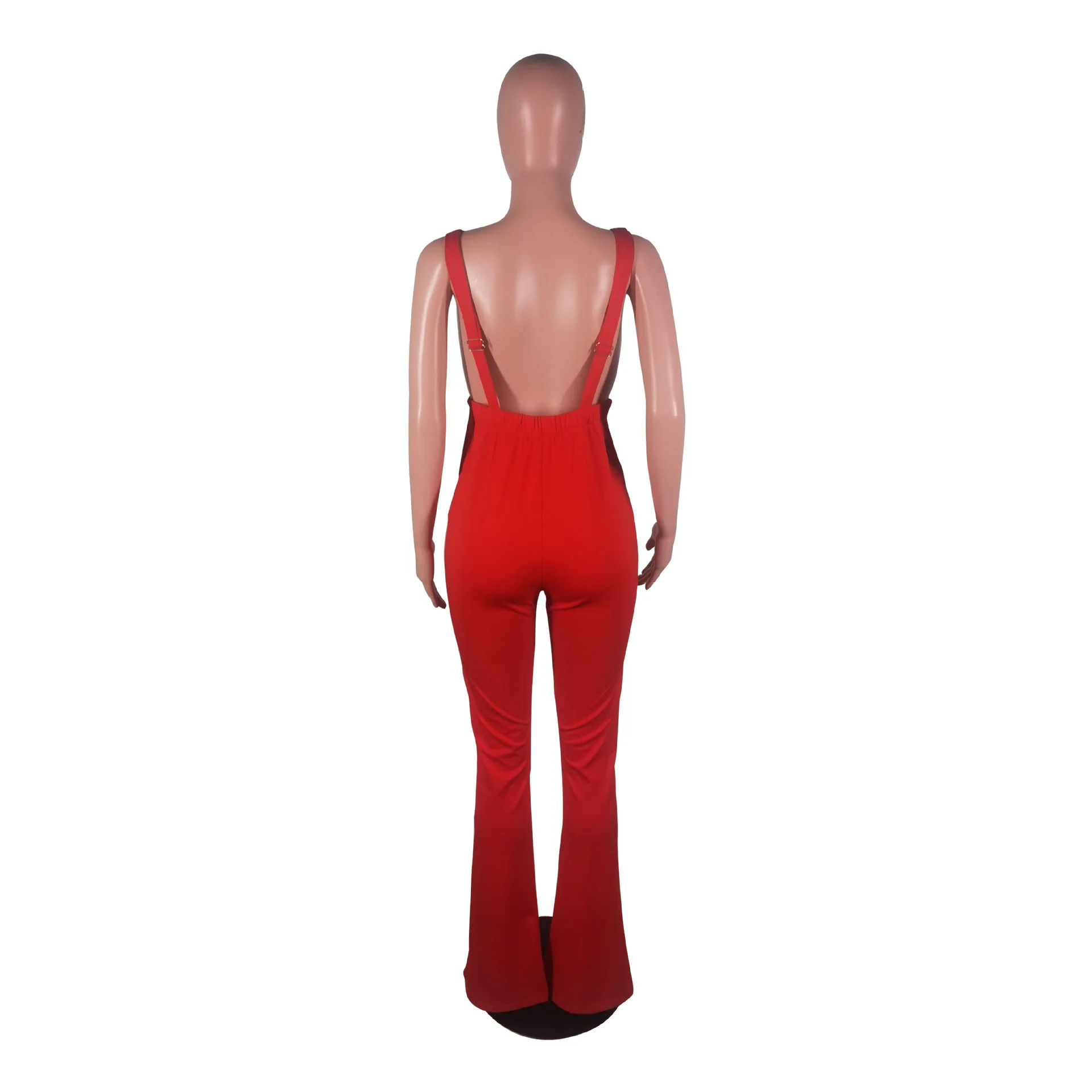 Casual Straps Jumpsuit with Pockets Fashion Streetwear Split Pants One Piece Women Summer Clothes Elegant Romper Ladies Playsuit
