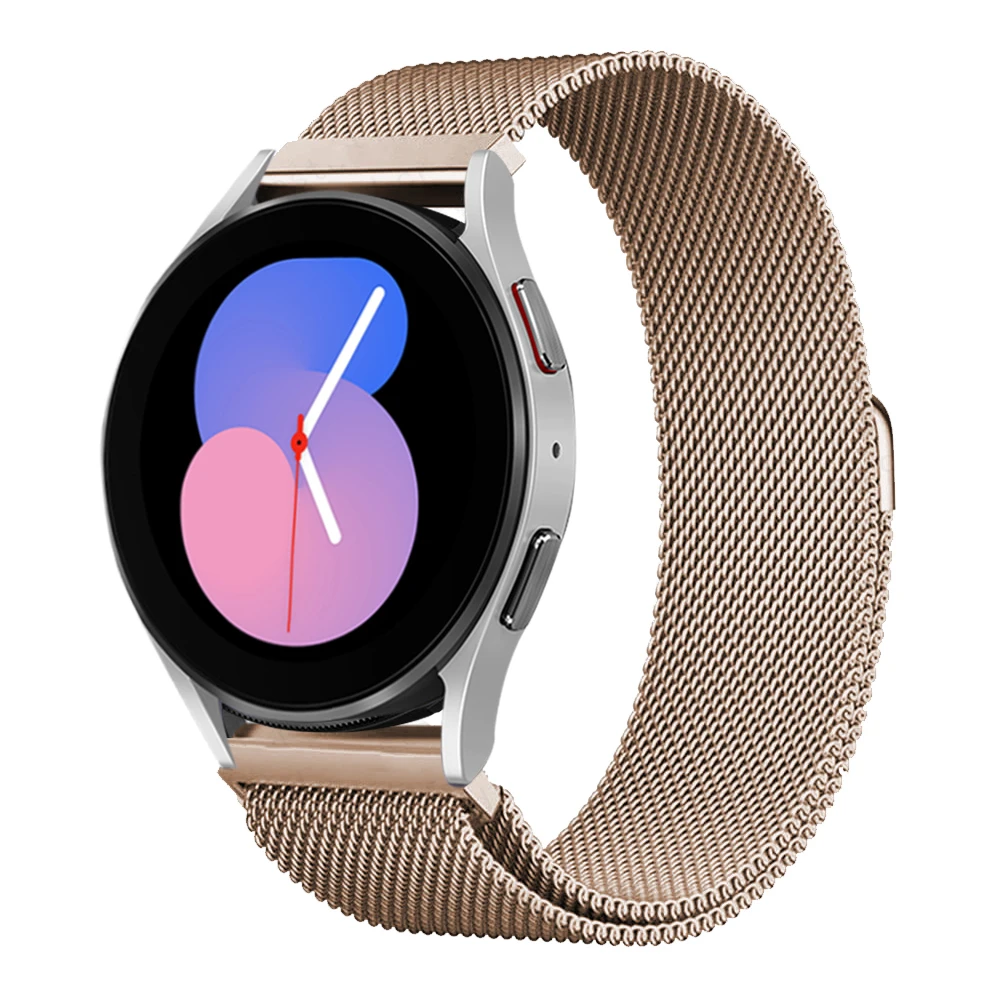 Premium Metal Milanese Magnetic Loop Strap - Elegant Replacement Bracelet