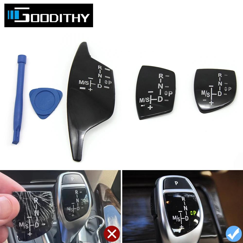 ABS Auto Schaltknauf P UNLOCK Taste Schalter Abckung Fit Für BMW 1 2 3 5 6 Serie F30 F10 F11 F32 F48 X3 X4 F25 F26 Zubehör