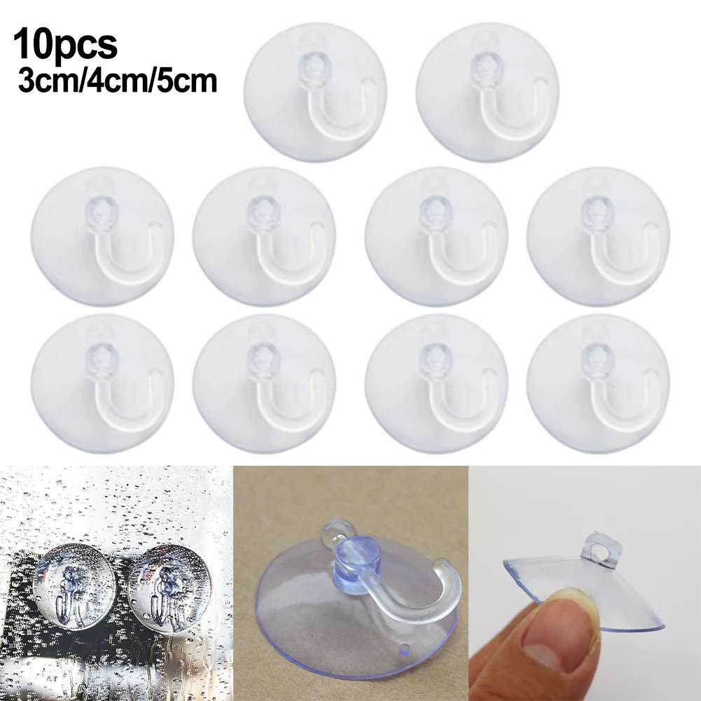 

Mushroom Head Clear Suction Cups Strong Transparent Hooks Suckers Cup Sucker Wall Storage Holder Car Hooks Bathroom Accessories