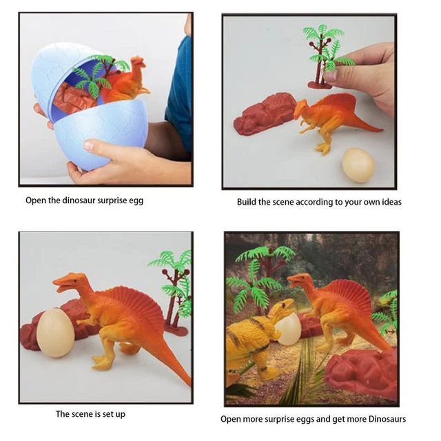 Oeufs de dinosaure à couver pour tout-petits, jouets de dinosaure fantaisie  pour enfants, cadeaux d'anniversaire surprises pour garçons et filles -  AliExpress