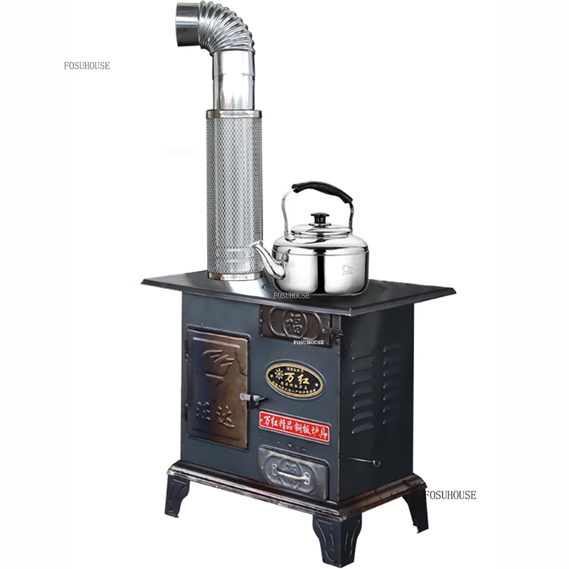 鋳鉄製のチャイナヒーター,薪ストーブ,屋外,キャンプ