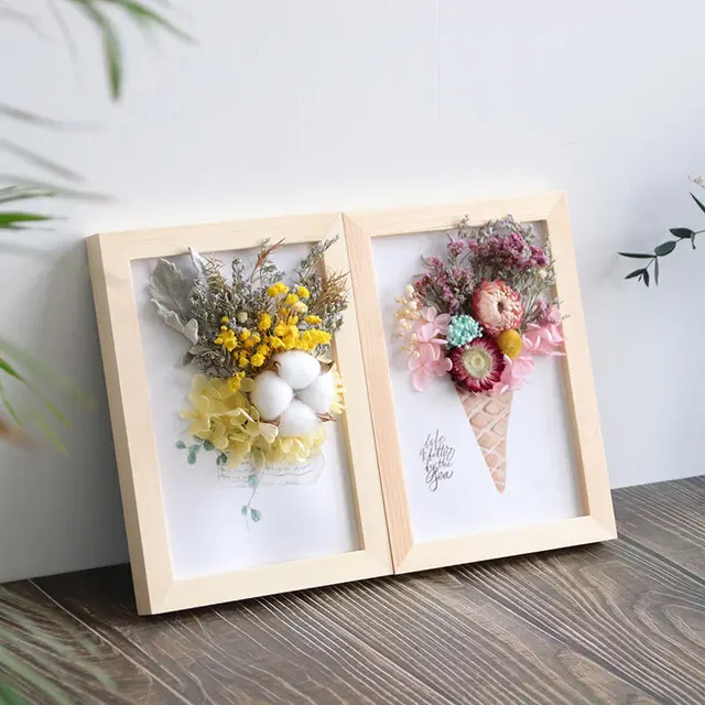 Moss Art Set Adult Art and Crafts Youth DIY Handmade Dried Flowes Set  Women's Hobbies Wedding Craftsman Gift Artificial Flowers - AliExpress