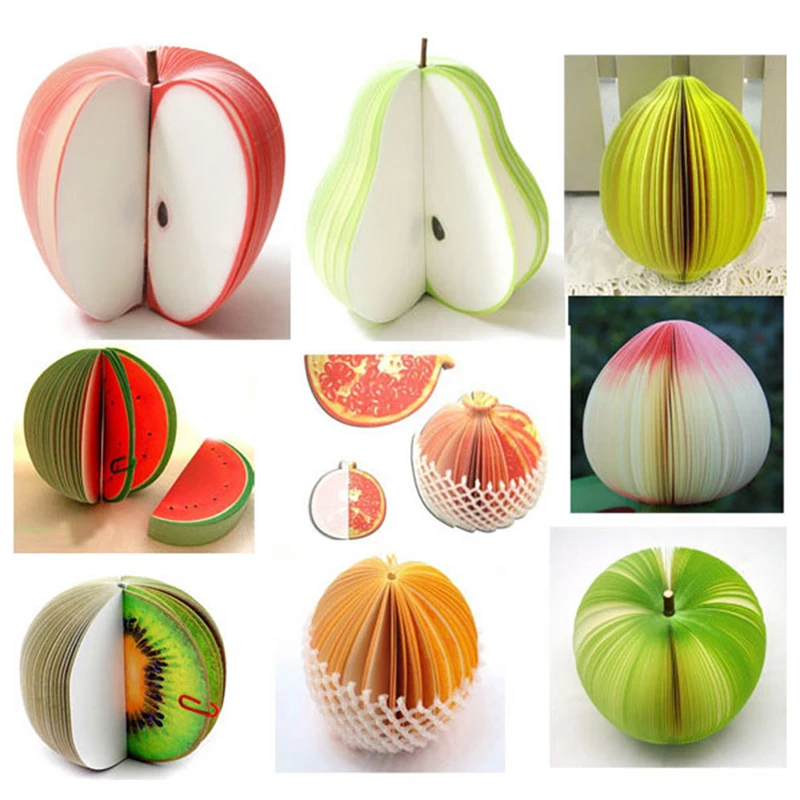 

Korea Stationery Kawaii Release Planning Sticky Cute Fruit Vegetable Memo Child Student Gift Stationery School Office Supplies