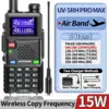 Baofeng UV-5RH Pro Max 15W Air Band Walkie Talkie Wirless Copy Frequency Tri-power Type-C NOAA Long Range 5RM Ham Two Way Radio 1