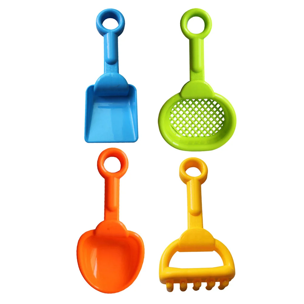 

Ibasenice Toys Tool Toys 4Pcs Color Interesting Sand Toys Beach Portable Wear-Resistant Interactive Playthings Random