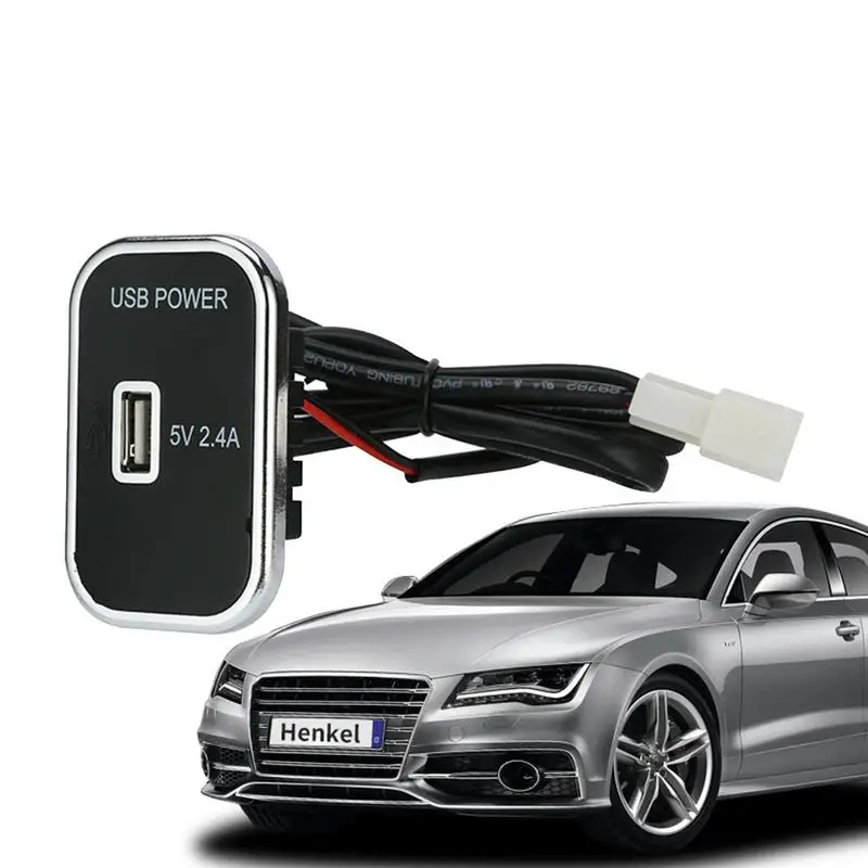 

USB Car Charger Socket Multifunctional RV Waterproof Charging PortStable And Convenient USB Car Charger Outlet For Cart RV Truck