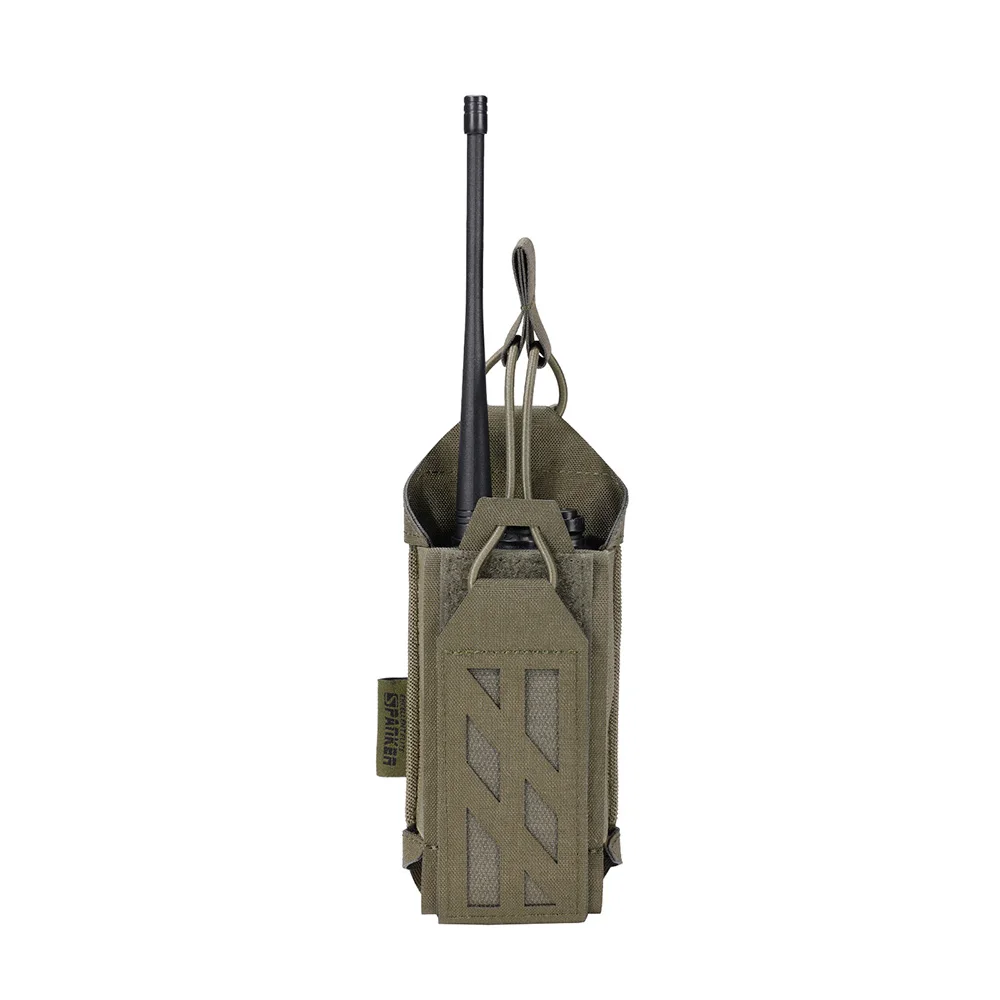 500D Tactical Walkie Talkie Pouch Nylon Molle Radio Pouch Portable Outdoor Hunting Sports Phone Holder Interphone Holster 4