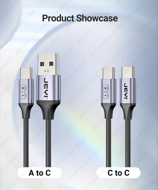 JELANRY Cable USB C USB tipo C, 120W HyperCharge Turbo Charging, 6A de carga  rápida para