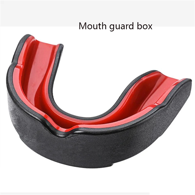 Kids Boxing Gum Shield with Storage Case Mouth Guard sports mouth guard mouth guard EVA Mouth Protector Double Colored For Boxing MMA Kickboxing Muay Thai