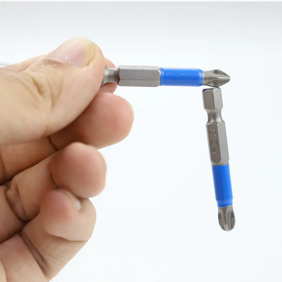 CoCud Phillips Croix Tournevis Embouts, Ph0 75mm Long 1/4" Hex Tige, S2 Magnétique Phillips Perceuse Mèche - (Applications: Pour Puissance Impacte Pilote), 10-Pièces